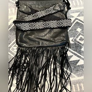 Rebecca Minkoff Jodi Flat Bag with Beaded Strap